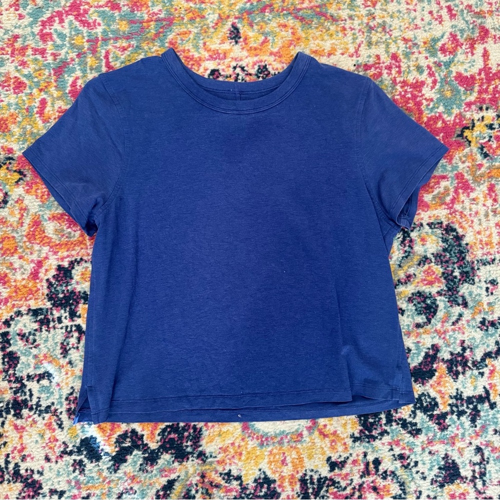 lululemon classic for cotton blend tee